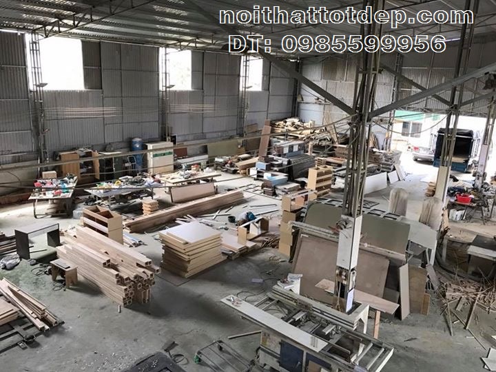 Xưởng sản xuất đồ gỗ nội thất công nghiệp